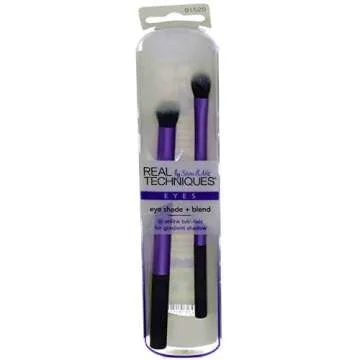 Real Techniques by Samantha Chapman, Eye Shade + Blend, Eyes, 2 Piece Set - 2PC