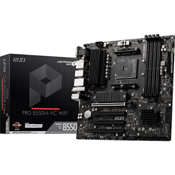 MSI PRO B550M-VC WiFi AMD Ryzen 5000 Ready Motherboard - High Performance