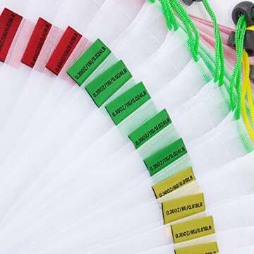 Reusable Ecowaare Produce Mesh Bags - Eco-Friendly & Lightweight