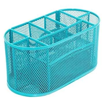 Multi-Functional Metal Wire Mesh Desktop Organizer Caddy