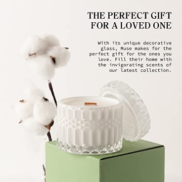 Hidden Label Fresh Cotton Scented Candles 7.4oz Decorative Gifts