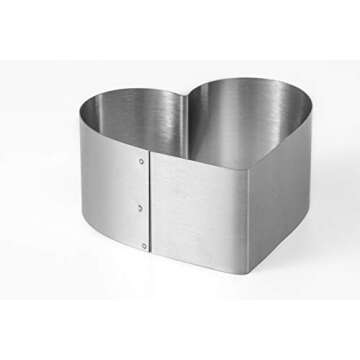 Large Heart Cookie Cutter Set for Baking and Crafting