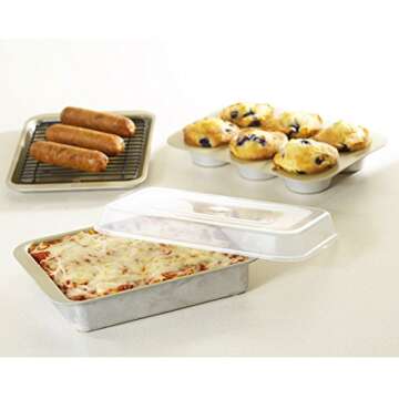 Nordic Ware Compact Ovenware Aluminized Steel 5 Piece Bakeware Set