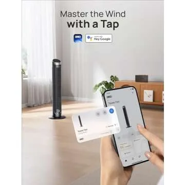 Dreo Smart Tower Fan with WiFi, Quiet and Powerful