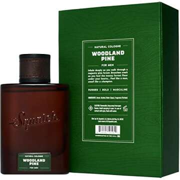 Dr. Squatch Woodland Pine Natural Cologne - Pine, cypress, and vetiver fragrance inspired by Pine Ta...