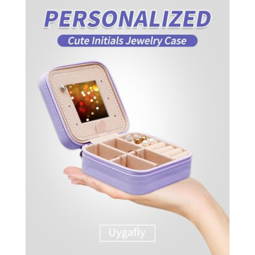 Uygafly Jewelry Organizer for Teens - Stylish Travel Case