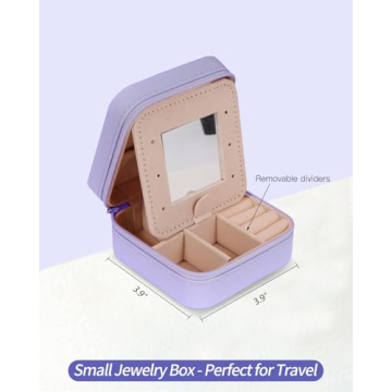 Uygafly Jewelry Organizer for Teens - Stylish Travel Case
