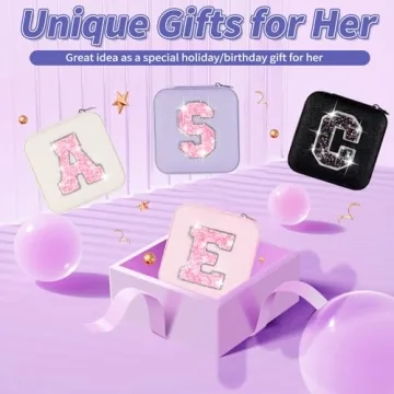 Uygafly Jewelry Organizer for Teens - Stylish Travel Case