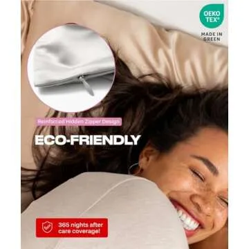 SUNDAYSILKS Premium 100% Mulberry Silk Pillowcase