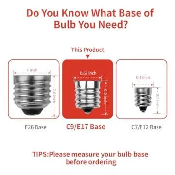 Meconard C9 LED Christmas Light Bulbs - Energy Efficient & Shatterproof