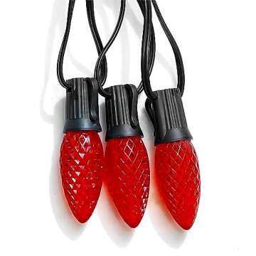 Meconard C9 LED Christmas Light Bulbs - Energy Efficient & Shatterproof