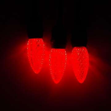 Meconard C9 LED Christmas Light Bulbs - Energy Efficient & Shatterproof