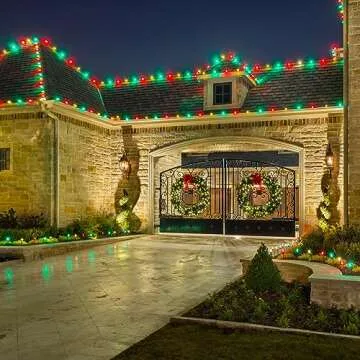 Meconard C9 LED Christmas Light Bulbs - Energy Efficient & Shatterproof