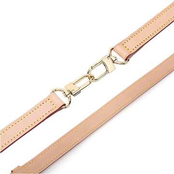 seventeenzone Crossbody Replacement Strap for Speedy 25 30 Adjustable Vachetta Leather Strap