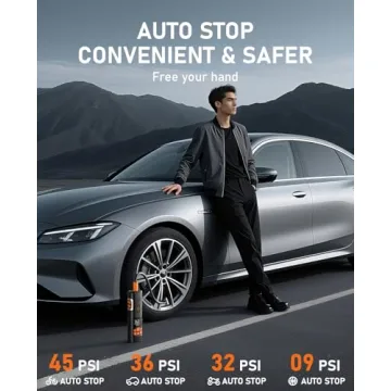 Tire Inflator Portable Air Compressor with Digital Gauge