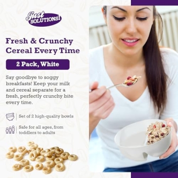 2 Pack Just Crunch Cereal Bowls – Keep Cereal Crunchy