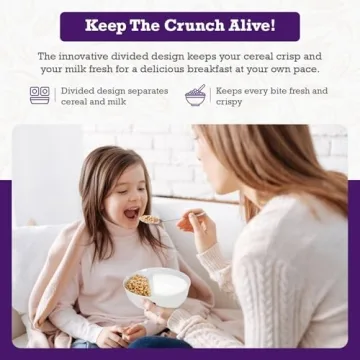 2 Pack Just Crunch Cereal Bowls – Keep Cereal Crunchy