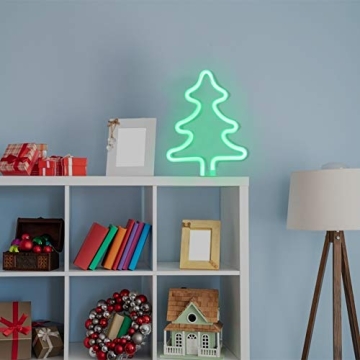 Versatile Christmas Tree Neon Sign for Home and Parties