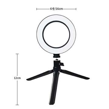Selfie Ring Light & Tripod for YouTube/Makeup Streaming