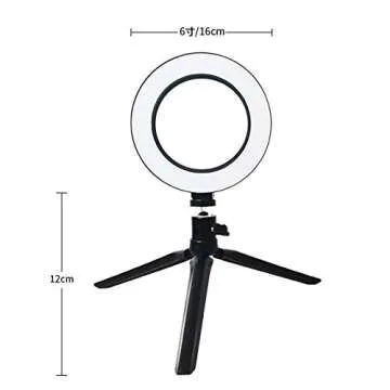 Selfie Ring Light & Tripod for YouTube/Makeup Streaming