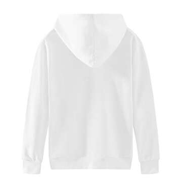 Spring&Gege Youth Solid Pullover Sport Hoodies Soft Kids Hooded Sweatshirts for Boys and Girls Size ...