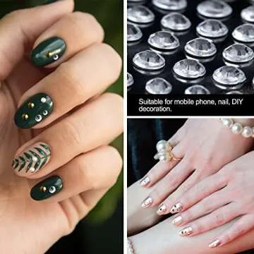 Self Adhesive Face Gems and Hair Gems, Face Stickers Jewels for Face, Hair, Eye, Body, 3/4/5/6mm Rhinestones Stick on, Hair Diamonds, Hair Crystals for Women Festival Makeup, DIY