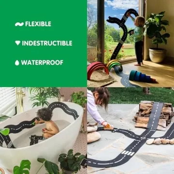 Waytoplay Highway 24-Piece Modular Car Track Set