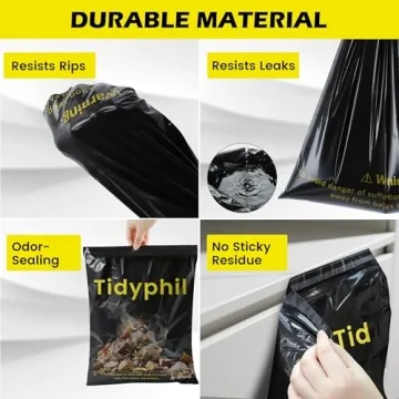 50 PCS Disposable Car Trash Bags for Clean Vehicle