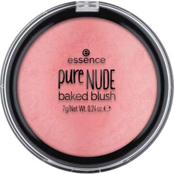 essence | Pure Nude Baked Blush | Highly Pigmented Baked Texture for a Bright, Healthy Glow | Availa...