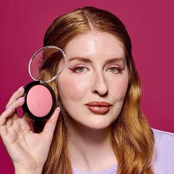 essence | Pure Nude Baked Blush | Highly Pigmented Baked Texture for a Bright, Healthy Glow | Available in 8 Gorgeous Shimmery Shades | Vegan & Cruelty Free (07 Cool Coral)