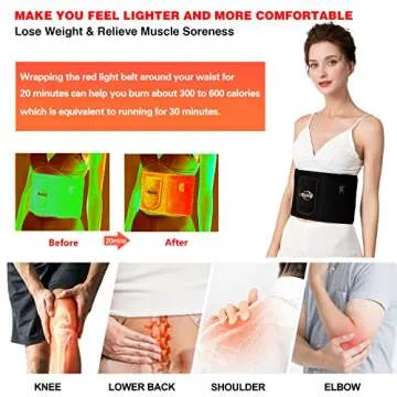 USUIE Red Light Therapy Belt for Pain Relief