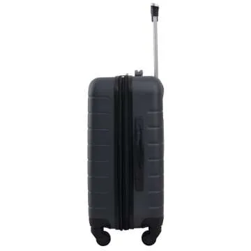 Wrangler Smart Luggage Cup Holder and USB Port, Dark Shadow, 2 Piece Set