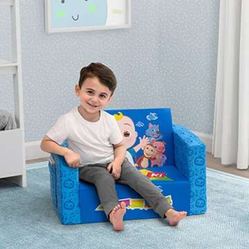 Delta Children CoComelon Flip-Out Chair for Kids