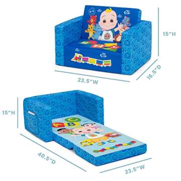 Delta Children CoComelon Flip-Out Chair for Kids