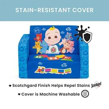 Delta Children CoComelon Flip-Out Chair for Kids