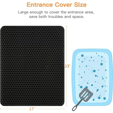 Conlun Cat Litter Trapper Mat for Easy Clean-Up