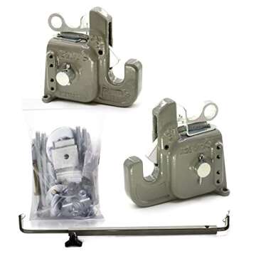 Category #2 Pat's Easy Change with Stabilizer Bar - Best Quick Hitch System On The Market – Flexible, Durable and Affordable - Comes w/ 4 Pair of Lych Pin Washers