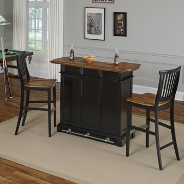 Stunning homestyles Bar with Oak Finish - Perfect for Entertaining!