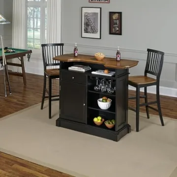 Stunning homestyles Bar with Oak Finish - Perfect for Entertaining!