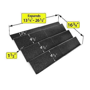 LYNK PROFESSIONAL® Expandable Organizer - Heavy Gauge Steel 4 Tier Spice Rack Insert Tray for Spice Jars, Herbs and Seasoning - Kitchen Cabinet Drawer Storage - Silver Metallic