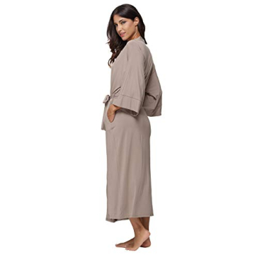 Elegant Women's Long Kimono Robes for Comfort and Style