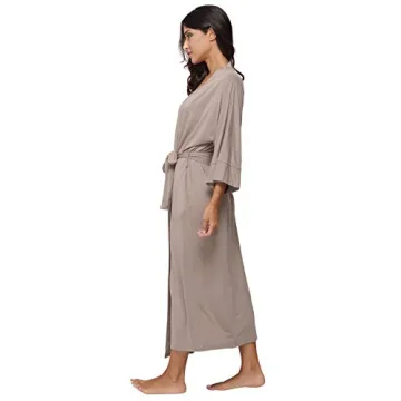 Elegant Women's Long Kimono Robes for Comfort and Style