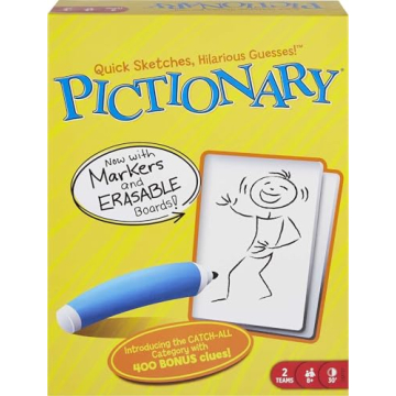 Mattel Games Pictionary Board & Drawing Game - Fun for All Ages!