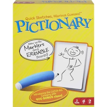 Mattel Games Pictionary Board & Drawing Game - Fun for All Ages!
