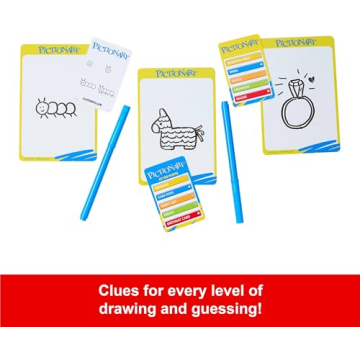 Pictionary Board Game for Families and Parties - Fun Drawing Game