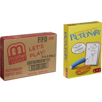 Pictionary Board Game for Families and Parties - Fun Drawing Game