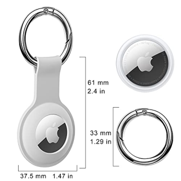 Lightweight Silicone Holder Case for AirTags Protection