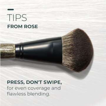 Rose and Ben C41 Blush Brush for Flawless Makeup Application