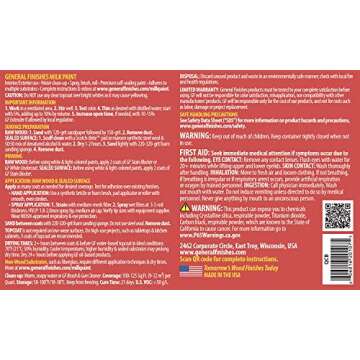 General Finishes Water Based Milk Paint, 1 Quart, Coastal Blue