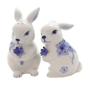 Cosmos Gifts Bunny Salt and Pepper Shaker Set - Adorable Kitchen Décor
